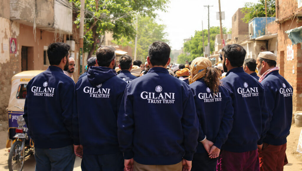 a group of gilani trust team members (1)